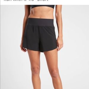 Athleta size small running shorts black